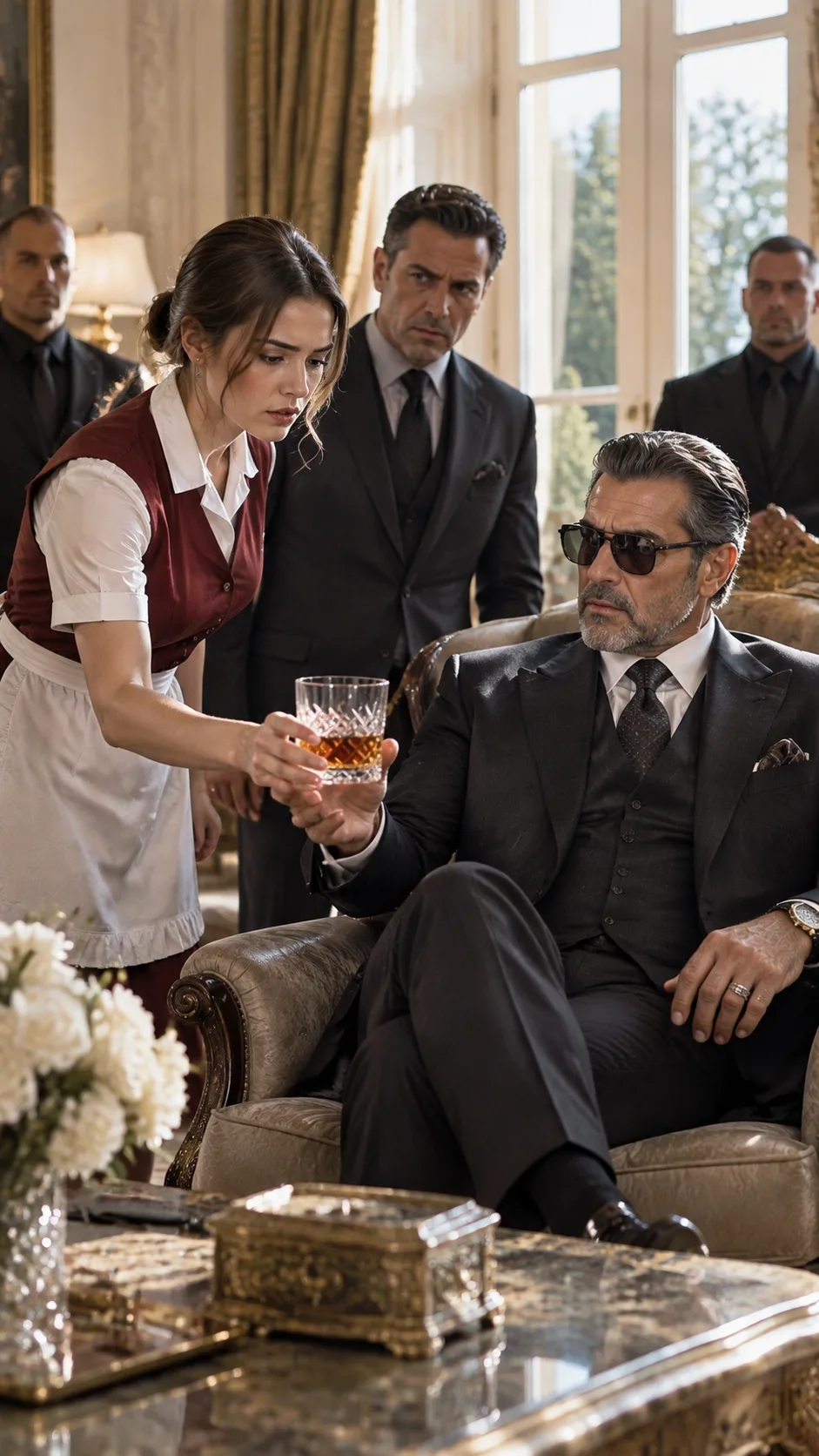 The Poisoned Glass: The Mafia Boss Who Discovered His Blindness Was a Betrayal