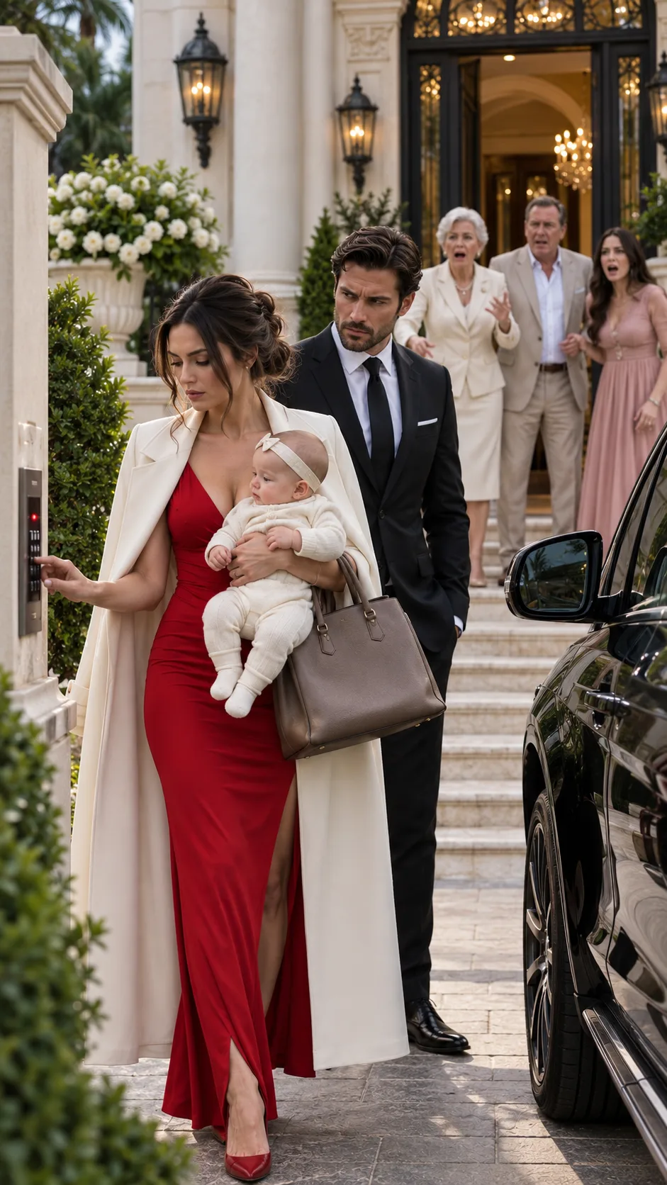 THREE DAYS AFTER I BROUGHT OUR BABY HOME, MY HUSBAND LOCKED ME OUT OF MY OWN MANSION