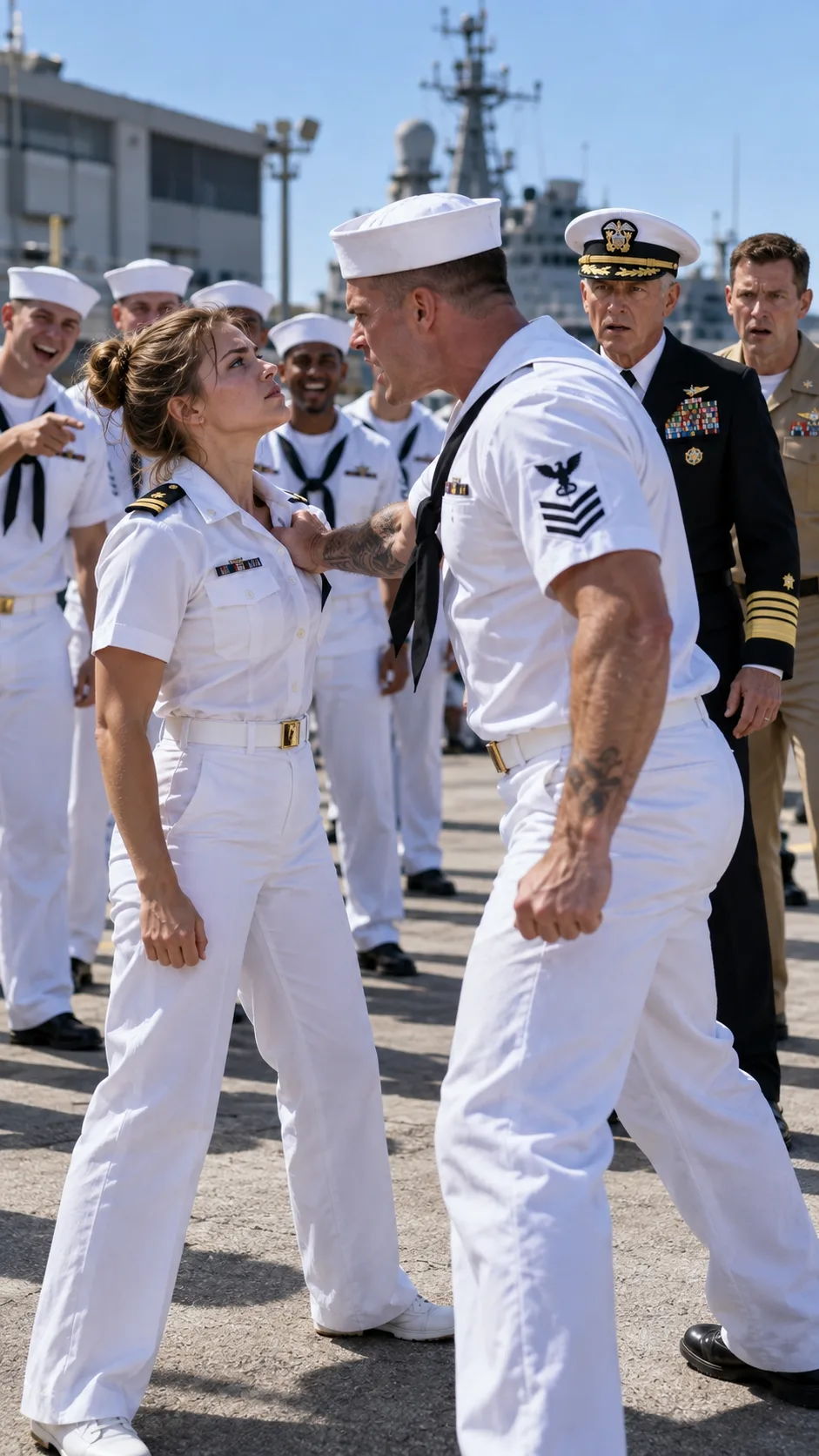 THE SCAR THAT MADE THE ADMIRAL GO PALE