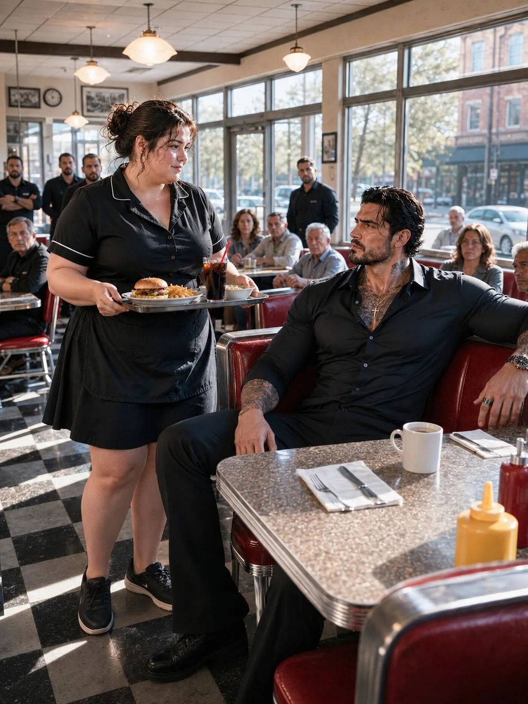 THE BROKE STRANGER AT TABLE NINE