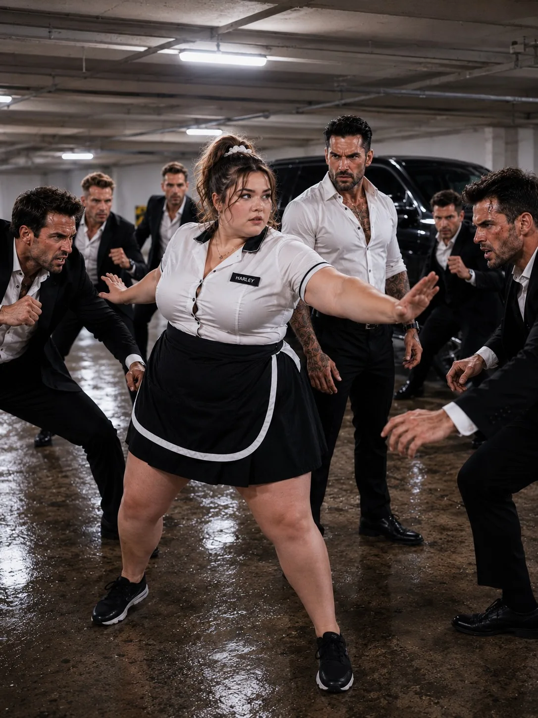 THE WAITRESS THEY LAUGHED AT STOOD BETWEEN SIX MEN AND THE MAFIA KING