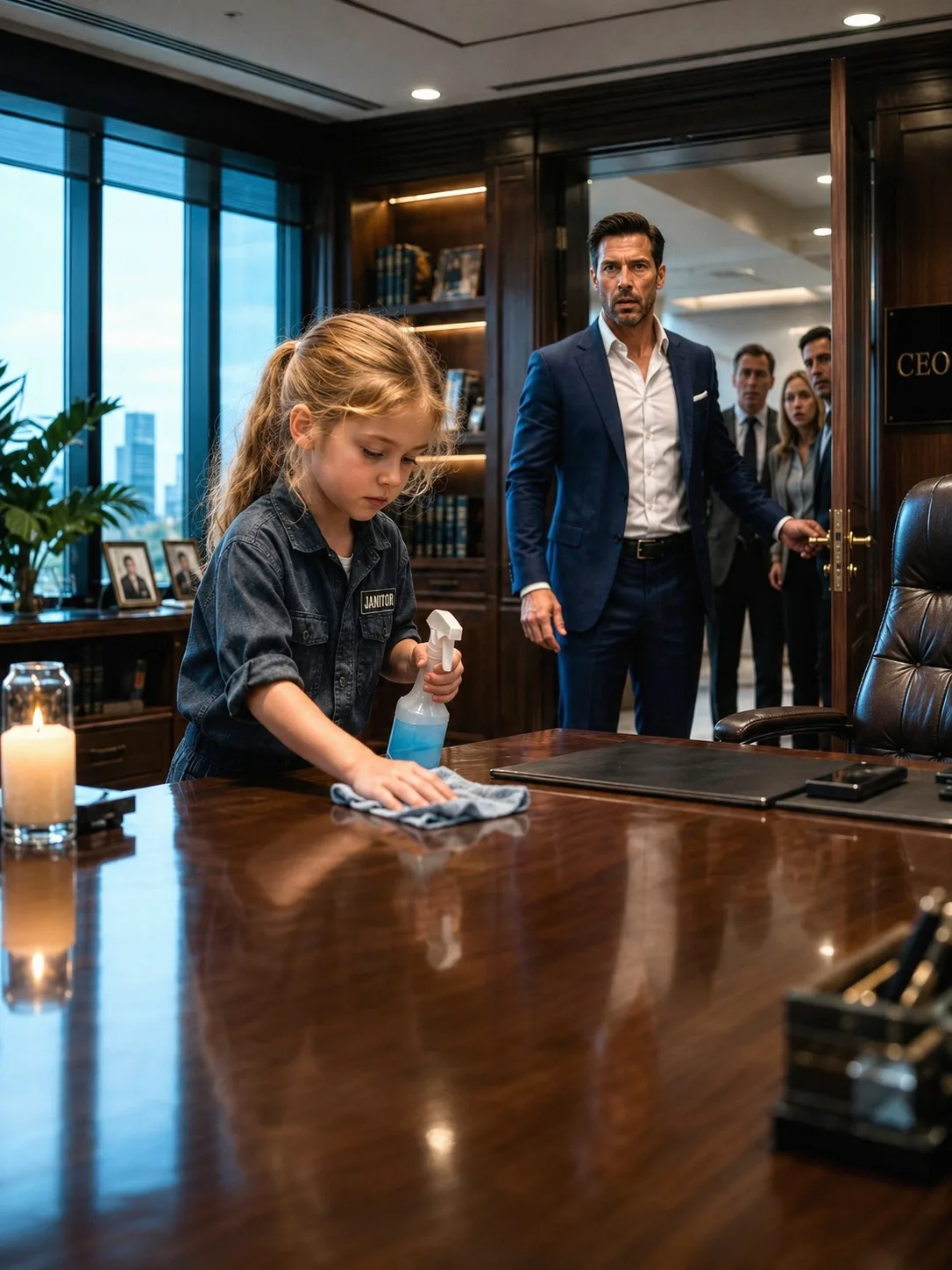 The Six-Year-Old Who Came to Work for Her Sick Mother