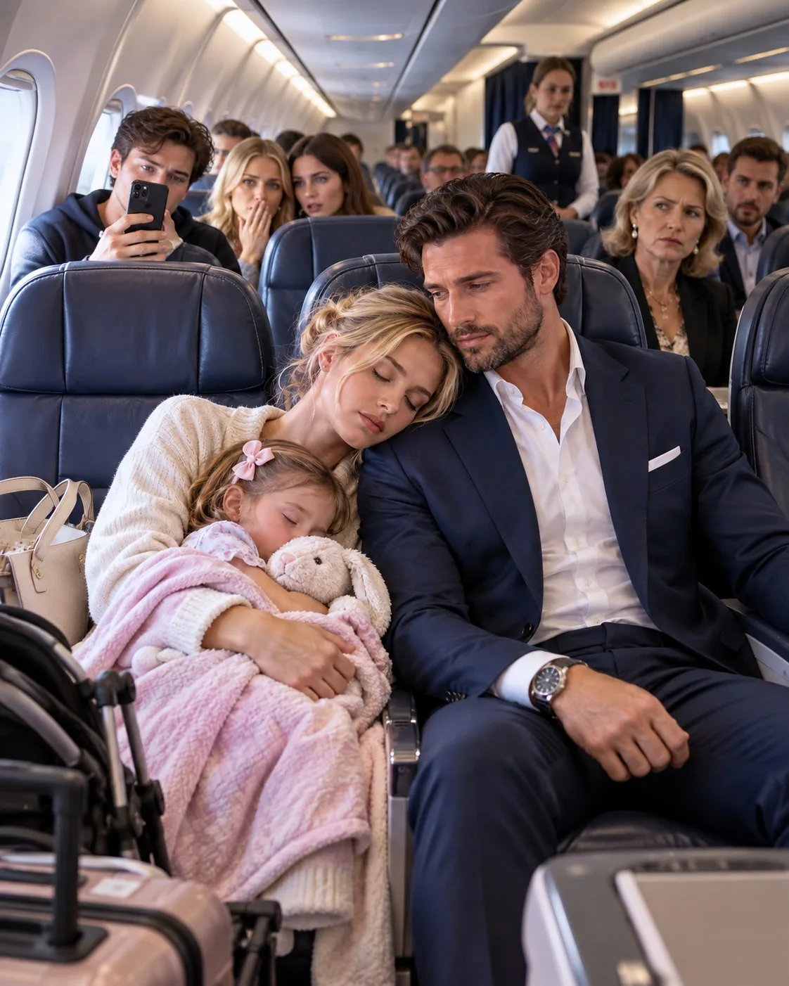 The Stranger I Slept Beside on Flight 417 Was a Billionaire—And My Ex Was Waiting When We Landed