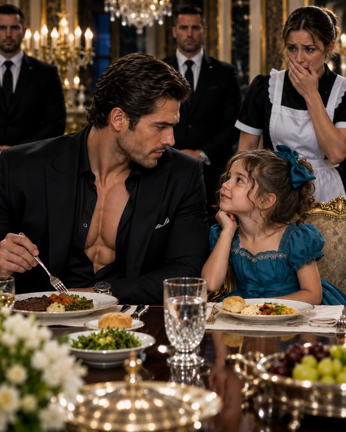 The Little Girl Who Took the Empty Chair Beside the Most Feared Man in the City