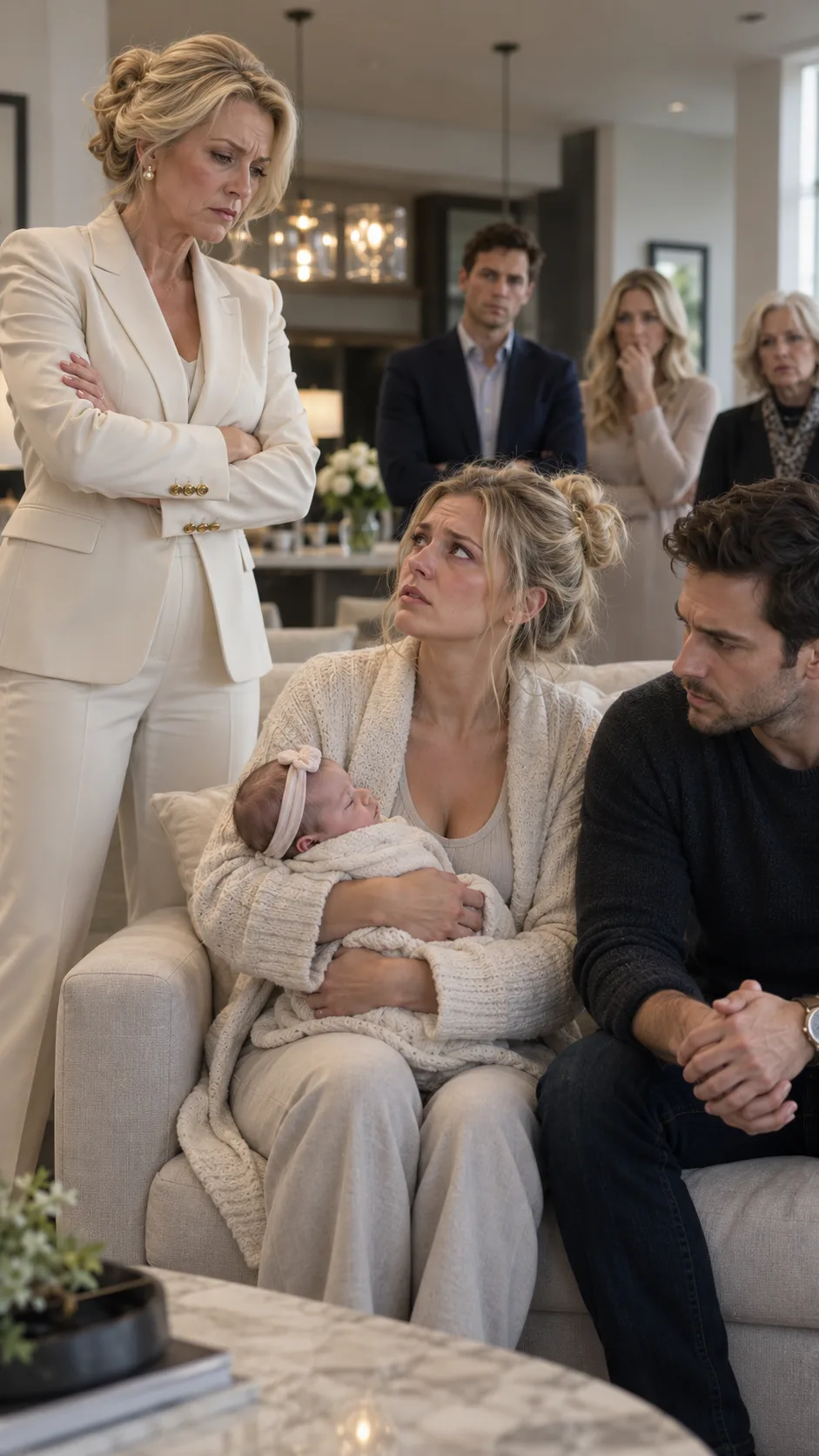 Four Days After Giving Birth, My Mother-in-Law Ordered Me to Serve 30 Guests—Then My Mother Opened the Gray Folder