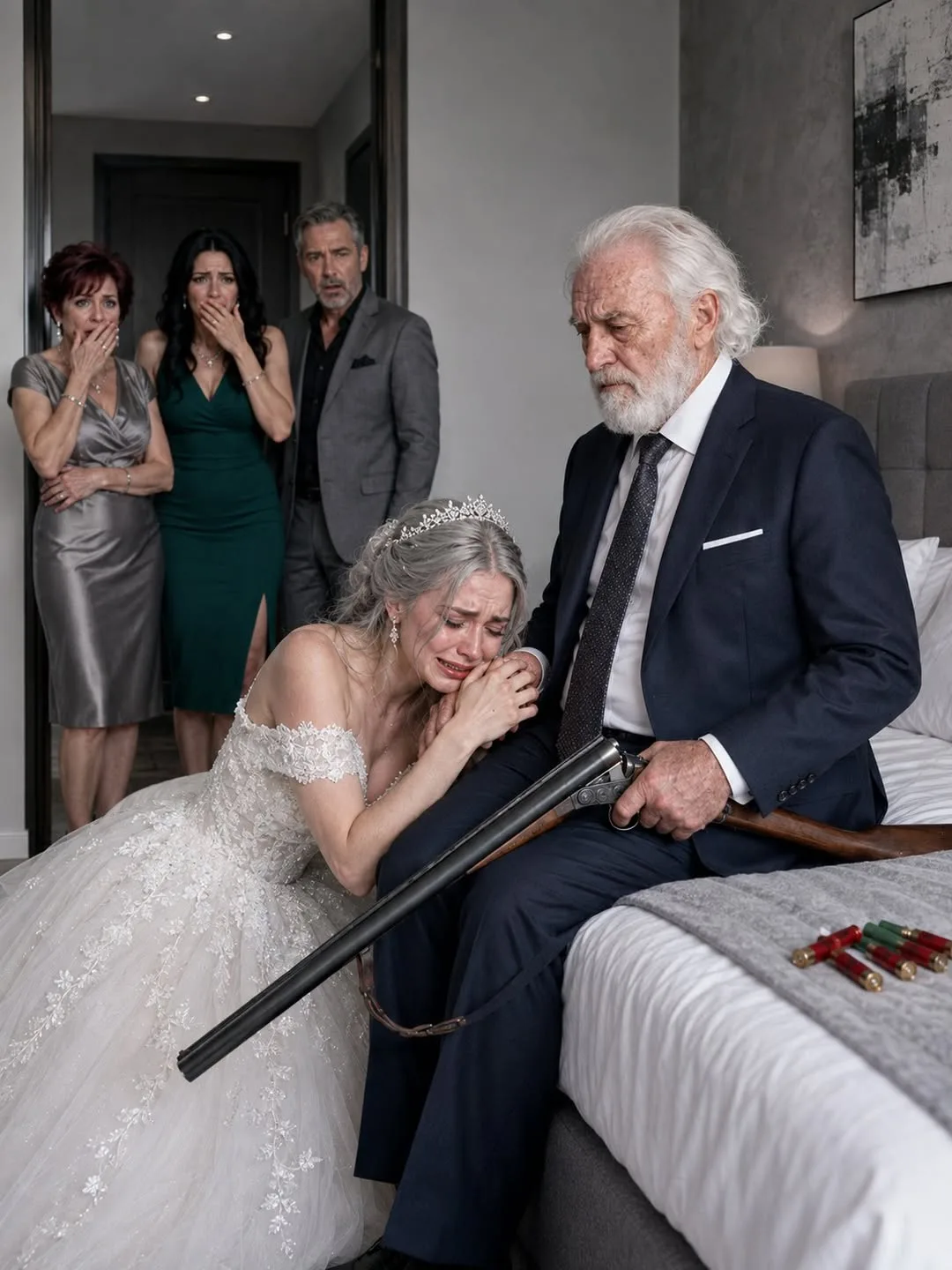 They Laughed at the 80-Year-Old Groom—Until Six Relatives Opened His Door the Next Morning