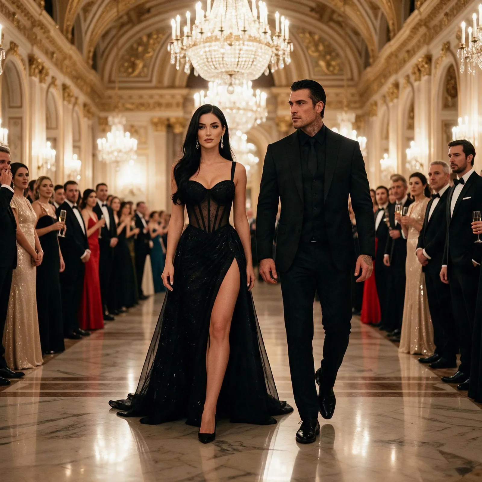 THE WIFE HE CALLED SOFT WALKED INTO THE GALA WITH THE ONE MAN EVERYONE FEARED