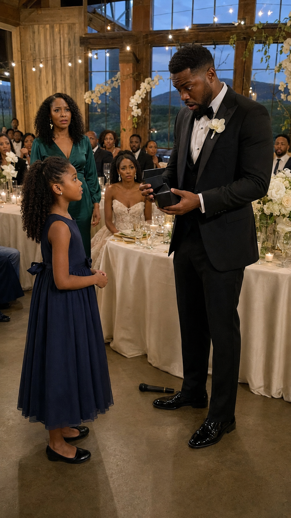 "MY EX-HUSBAND CALLED ME DE.AD WEIGHT AT HIS OWN WEDDING TOAST — MINUTES LATER, OUR NINE-YEAR-OLD DAUGHTER HANDED HIM A GIFT BOX THAT ENDED HIS SECOND MARRIAGE BEFORE IT EVEN BEGAN"