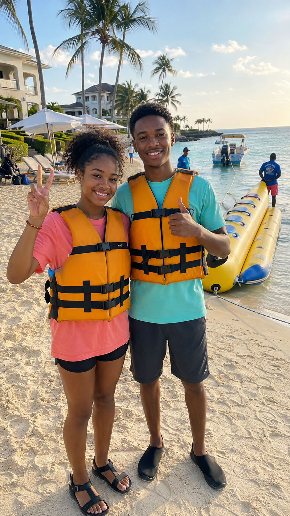 THE POLITE TEENAGER AT OUR RESORT ASKED TO TAKE MY DAUGHTER ON A BANANA BOAT RIDE — FORTY-FIVE MINUTES LATER, THE GENERAL MANAGER WAS WALKING TOWARD US, HIS FACE COMPLETELY PALE.