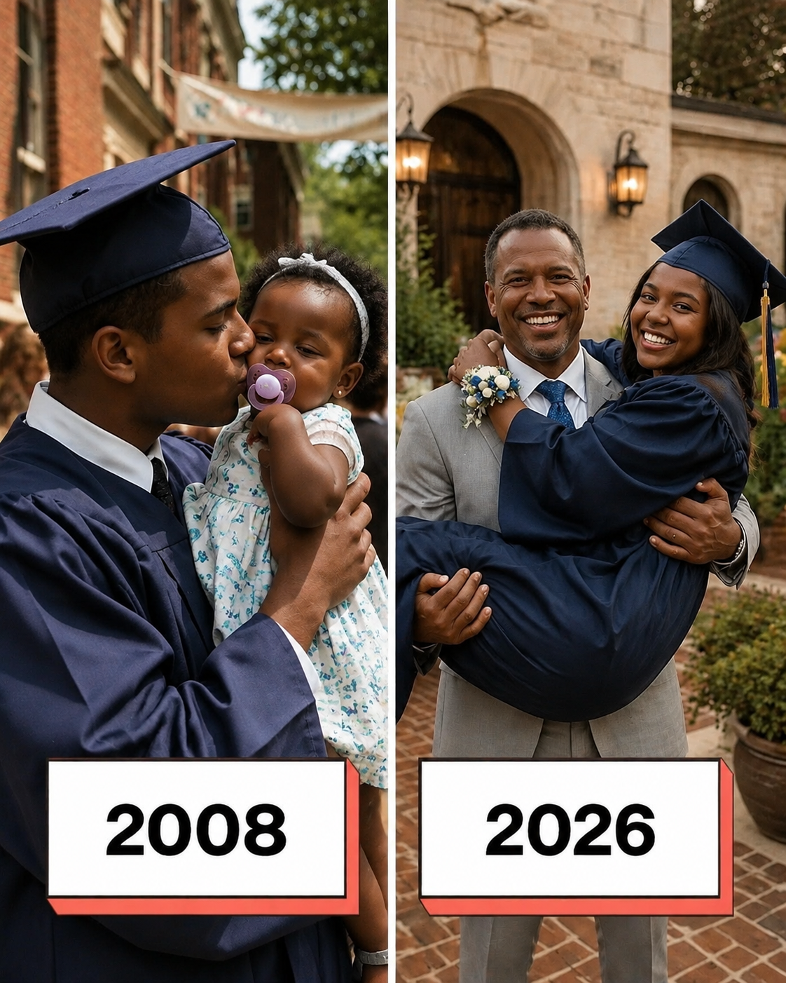 AT 17, I BECAME A SINGLE FATHER. THE DAY AFTER MY DAUGHTER'S GRADUATION, A POLICE OFFICER CAME TO THE DOOR AND ASKED, "SIR, DO YOU HAVE ANY IDEA WHAT SHE'S DONE?"