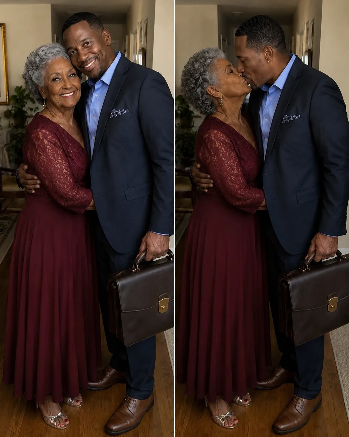 MY 72-YEAR-OLD MOM'S YOUNGER BOYFRIEND ALWAYS LEFT FAMILY DINNER BEFORE DESSERT — ONE NIGHT, MY DAUGHTER FOLLOWED HIM AND CAME BACK IN TEARS.