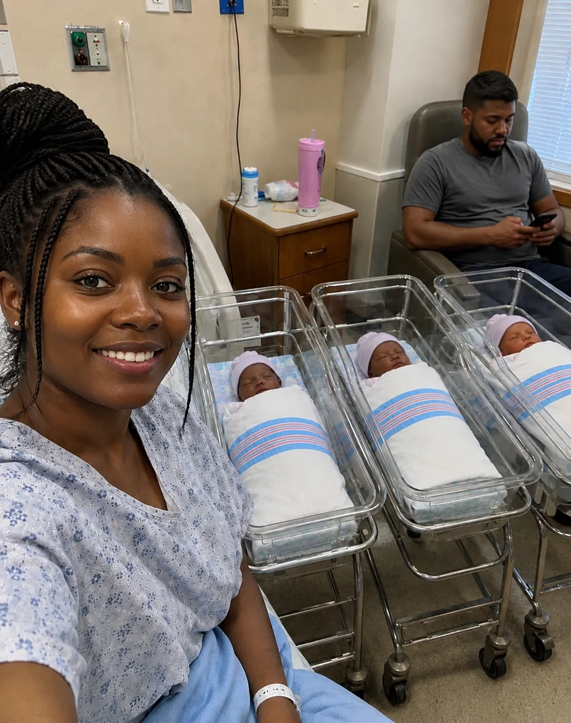 MY HUSBAND BE.GGED ME TO M.OAN MORE QUIETLY DURING LABOR, THEN LEFT ME ALONE WITH OUR TRIPLETS AND WENT ON VACATION BECAUSE THE BIRTH WAS "TOO STRESSFUL" FOR HIM — BUT WHEN HE CAME HOME, HE SCREAMED, "THIS CAN'T BE HAPPENING!"