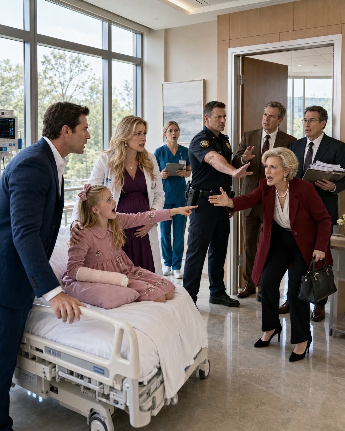 My 8-Year-Old Daughter Broke Her Wrist at My Mother’s House—At the ER, the Woman Treating Her Was the Pregnant Ex I Had Abandoned Six Months Earlier. I Was Finally About to Ask If the Baby Was Mine When My Little Girl Looked at Her and Whispered, “Grandma Said Your Baby Should Never…”