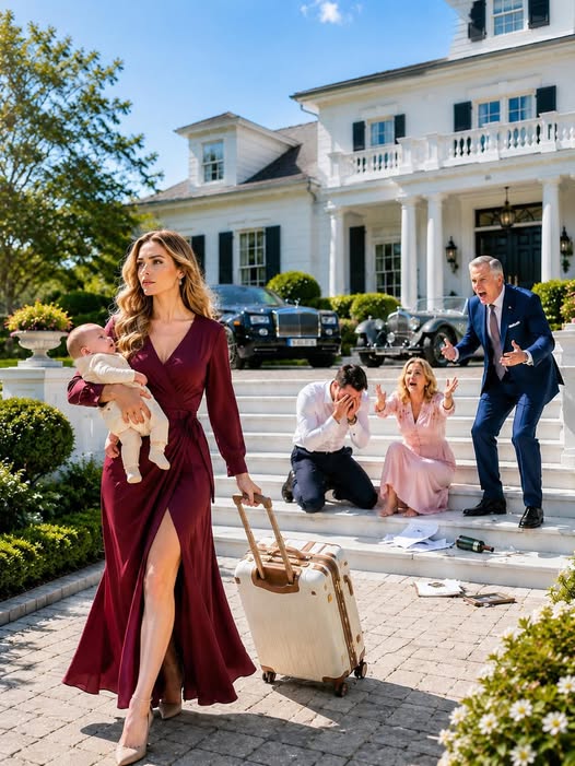 My Husband Asked For A Divorce While I Was Holding Our Two-Month-Old Baby... He Smiled As I Walked Away With One Suitcase—Completely Unaware The Quiet Evidence I Had Collected For Months Would Turn His Family's Perfect Image Upside Down In Court