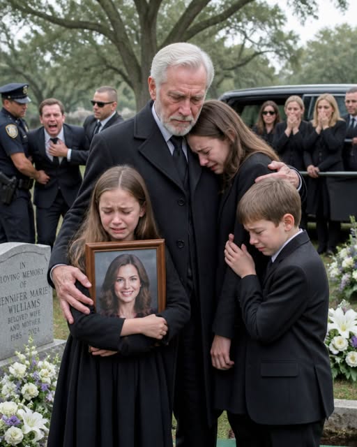At my daughter’s funeral, my son-in-law pointed at his daughters and announced, “They’re going into foster care. I deserve a fresh start with my new fiancée.”