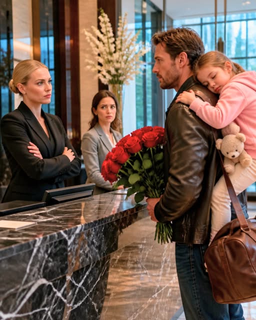 A Widowed Father Was Turned Away From the Very Hotel He Owned While Carrying His Sleeping Daughter… By the Time the Staff Learned His Identity, the Damage Had Already Been Done.