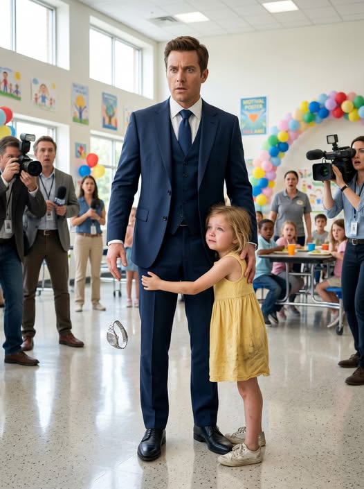 "A Millionaire Walked Into An Orphanage Just To Sign A Check And Leave Before The Cameras Started Flashing — But A Five-Year-Old Girl Ran Straight Toward Him Crying, “Daddy,” And The Watch Slipped From His Wrist The Moment He Saw Her Eyes