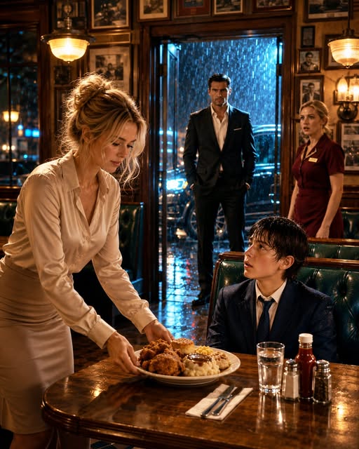 "A soaked little boy walked into my struggling Chicago diner during a violent storm, shivering so badly he could barely hold the small paper bag in his hands.