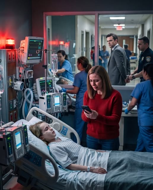 I was holding my daughter's tiny hand in the ICU when my phone rang. My husband laughed coldly. "I stopped her medication. My mistress needed it more. She's worth more to me than that little girl." My entire world shattered in one sentence. I wiped away my tears, looked at my daughter fighting for every breath, and made one call that would destroy everything he thought he controlled.