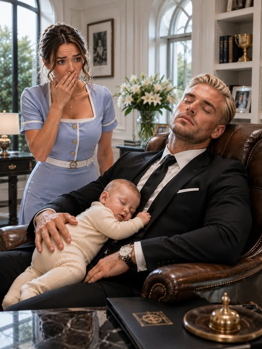 I Had Only $18 and No Babysitter, So I Brought My 8-Month-Old Daughter to Work—Hours Later, My Ex, His Mother, and My Manager Tried to Take Her Away... But They Never Expected the Restaurant Owner to Wake Up Holding Her in His Arms