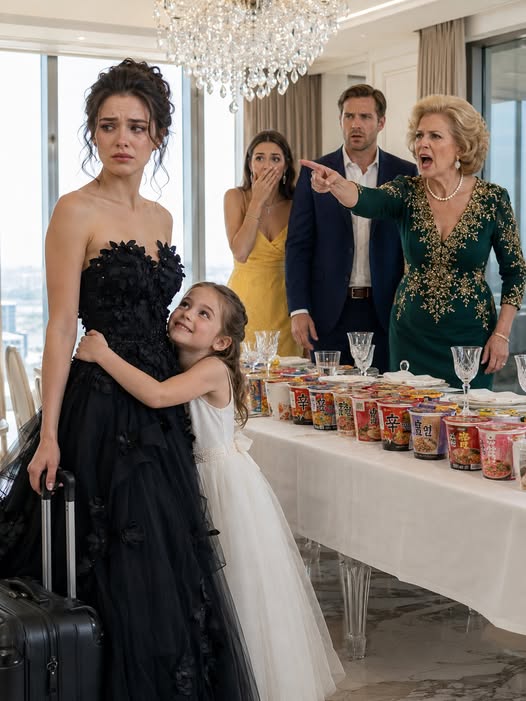 After bu:rying my mother alone, my mother-in-law ordered, "Get up and cook dinner for 24 guests." I didn't argue. I placed 24 cups of instant noodles on the table, picked up my daughter, and walked away with an old key in my pocket, never imagining that key would unlock my husband's darkest secret.