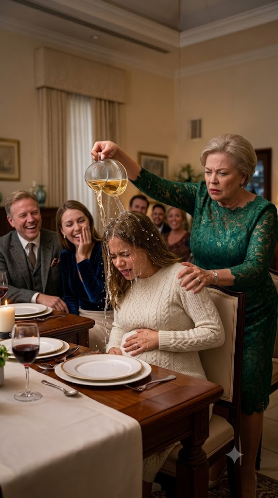 Unaware the Pregnant Wife He Divorced Was the Multi-Billionaire Owner of the Company Her Entire Family Worked For, His Mother Poured Dirty Water On Her At Family Dinner As Husband And Mistress Laughed - What She Did Shock Him And Left His Mother Devastated.