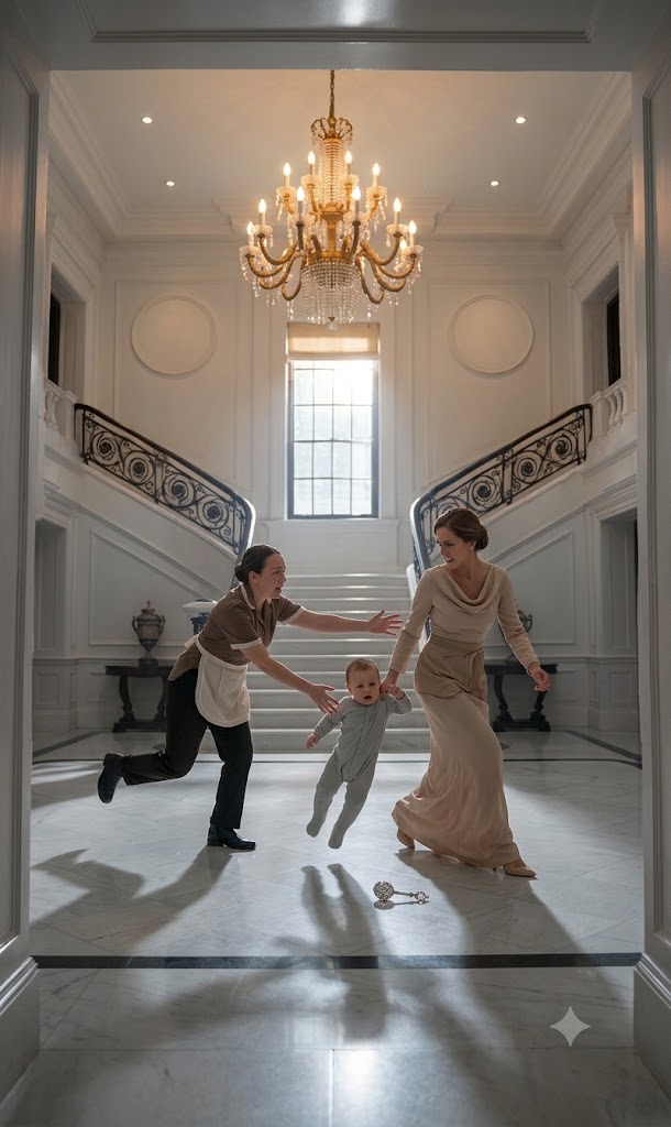 “Stop it, please. You’re breaking his arm.” Lily Carter’s scream tore through the marble foyer of the Blackwood mansion.