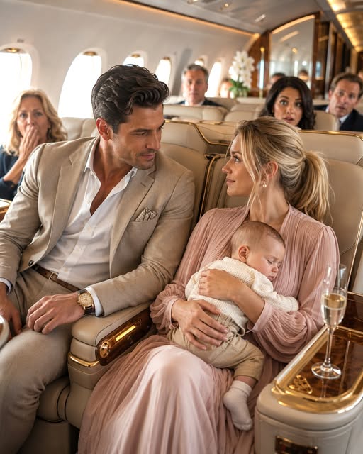 The Billionaire’s Baby Wouldn’t Stop Crying On A Flight—Until A Quiet Girl From Economy Did Something No One Expected.