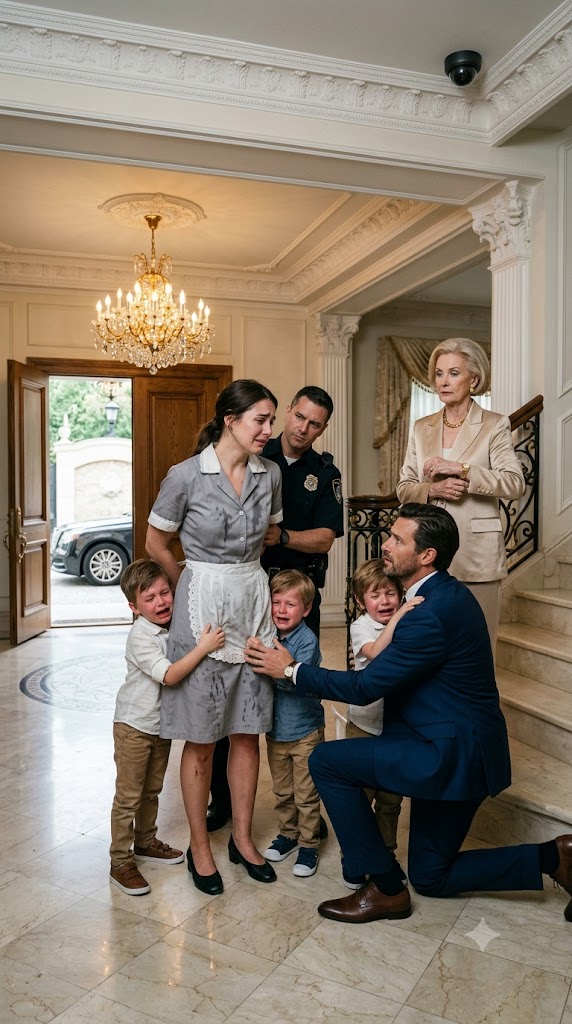 A Wealthy Mother Framed the Devoted Maid, but Her Son Discovered the Shocking Truth… When Clara, a loyal maid, is arrested for stealing a priceless heirloom, her employer’s cold mother smiles. But a hidden camera in the estate reveals a devastating family betrayal.