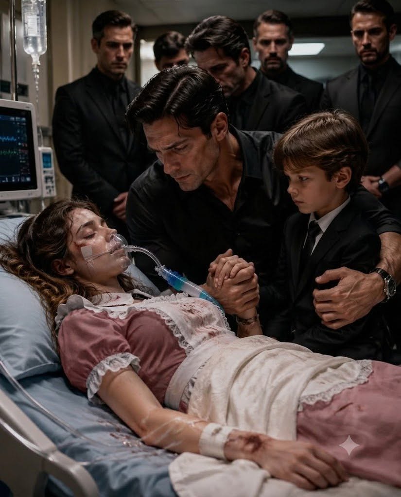 "Three bullets tore through my body when I threw myself over the mafia boss’s six-year-old son. Everyone expected Victor Romano to reward me with money—but when I woke up, he stood beside my hospital bed and said five words that changed my life forever: “You’re going to be my wife.”