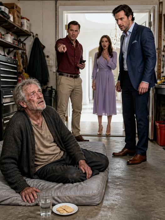 My Son-in-Law Stole Every Dollar of My Pension and Locked Me in the Garage While My Daughter Pretended Not to See My Bruises—Then He Bragged, “This House Will Be Mine Once They Declare You Incapable.” I Stayed Silent for Weeks… Until My Son Arrived, Heard His Confession, and Whispered, “Dad, Don’t Say Anything Yet.” What He Had Recorded Changed Everything.