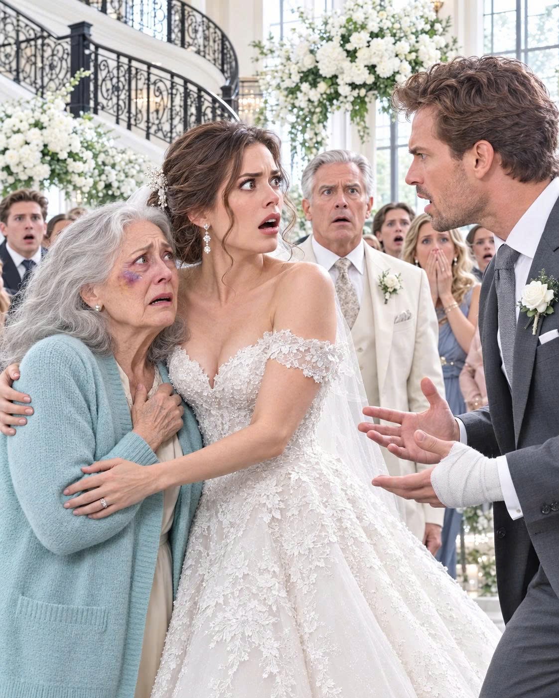 On My Wedding Night, I Saw My Father-in-Law H!t My Mother-in-Law Until He Sent Her to the Hospital. When I Tried to Help Her, My Husband Stabbed Me and Said: "Don't Get Involved." I Hit Three Fingers, Took My Phone and Left... But That Morning I Discovered a Fraud of More Than 120 Million That Was Changing Everything.