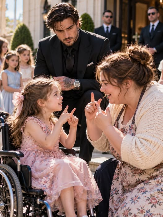 EVERYONE IGNORED THE MAFIA BOSS’S DEAF DAUGHTER—UNTIL A PLUS-SIZE WOMAN SPOKE HER LANGUAGE