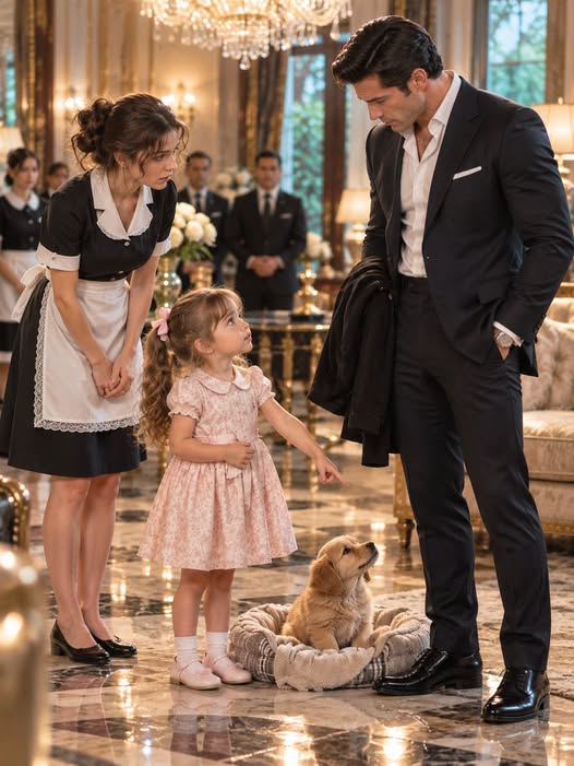 “CAN YOU KEEP HIM?” THE MAID’S TODDLER ASKED—THEN THE MAFIA BOSS LOOKED DOWN AND FROZE