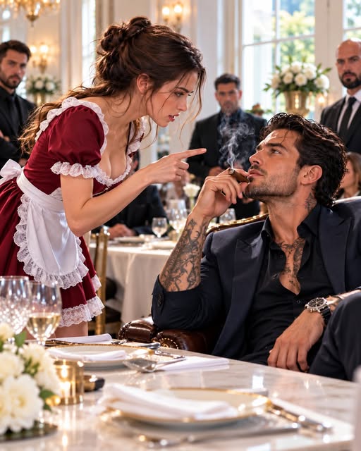 THE BILLIONAIRE GRABBED THE WAITRESS’S WAIST—SHE THREATENED HIM, BUT HIS NEXT OFFER EXPOSED HER FATHER’S DARKEST SECRET
