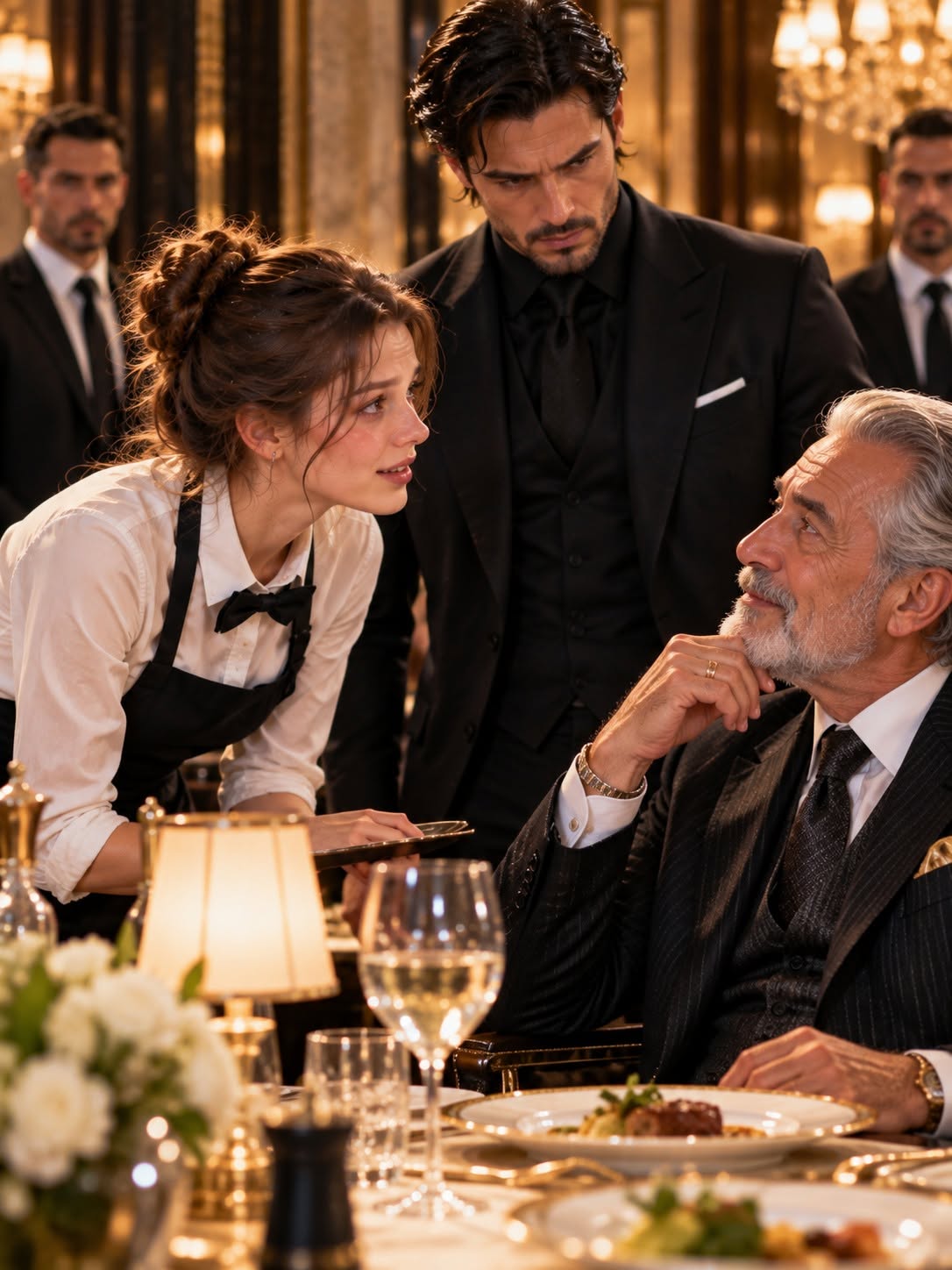 Y2-THE SHY WAITRESS GREETED THE MAFIA BOSS’S FATHER IN PERFECT SICILIAN—THE ROOM WENT SILENT