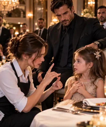MAFIA BOSS'S DAUGHTER COULDN’T SPEAK—THEN A WAITRESS USED SIGN LANGUAGE AND SHOCKED EVERYONE