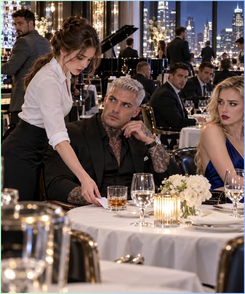 The server slipped the crime lord a note saying his date had set him up, and what he did next made the whole room go silent.