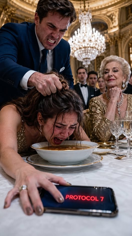 My son-in-law grabbed my daughter's hair right in front of everyone in the restaurant and forced her to bow her head