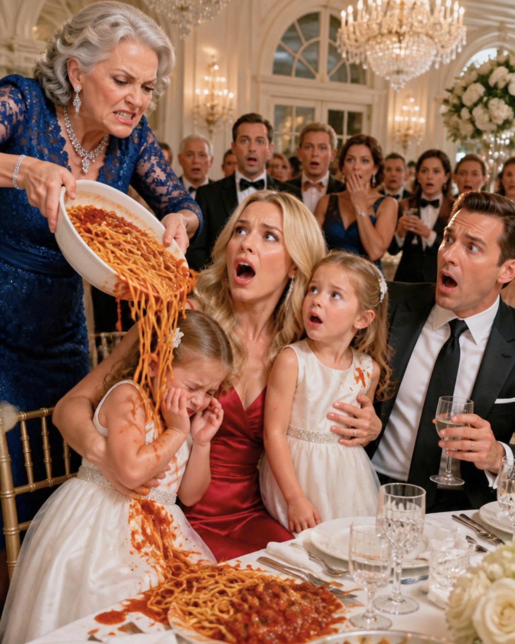 In front of the entire family, my mother-in-law took the food away from my daughters and said, “The head table is for women who give this family sons.”