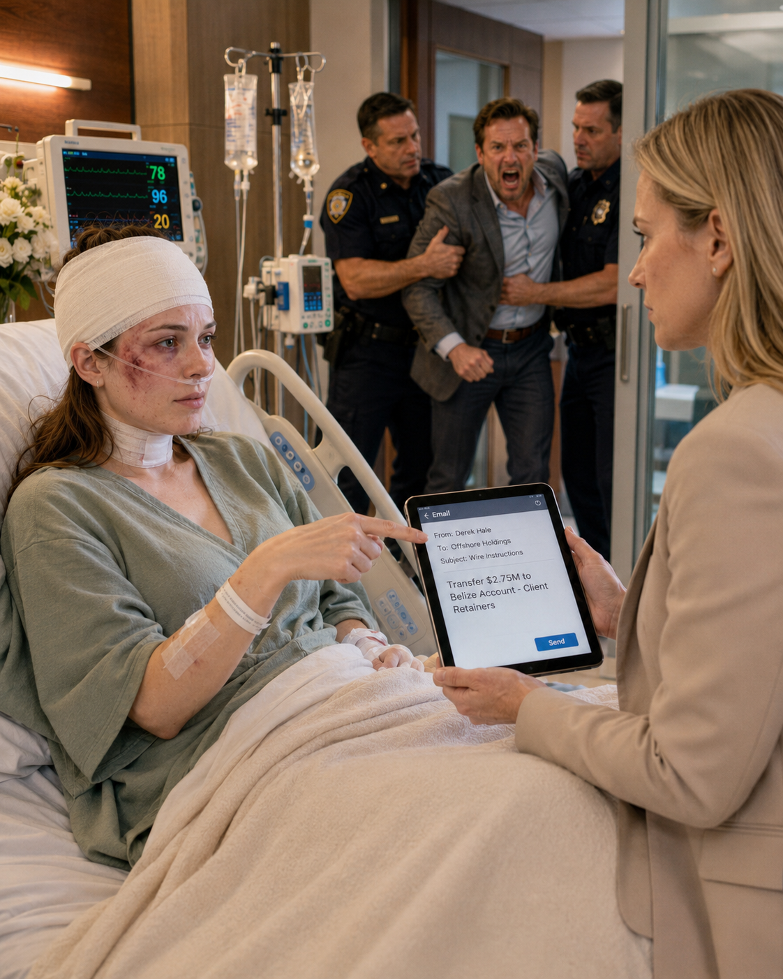My husband sent me to the ICU