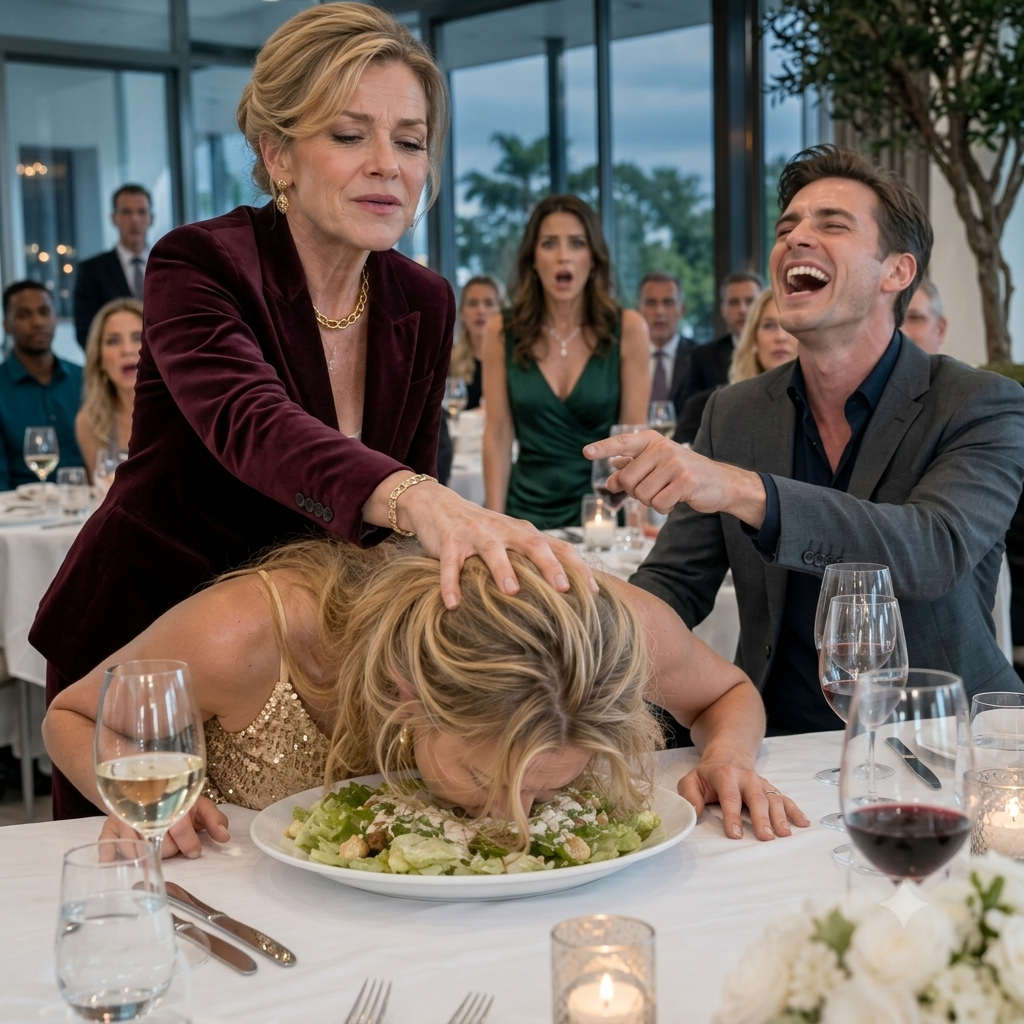 I was just trying to survive dinner when my mother-in-law k:icke:d my chair and sent me face-first into my salad.