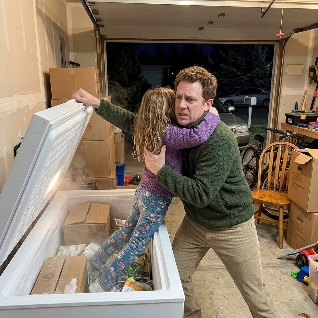 THE FREEZER IN THE GARAGE