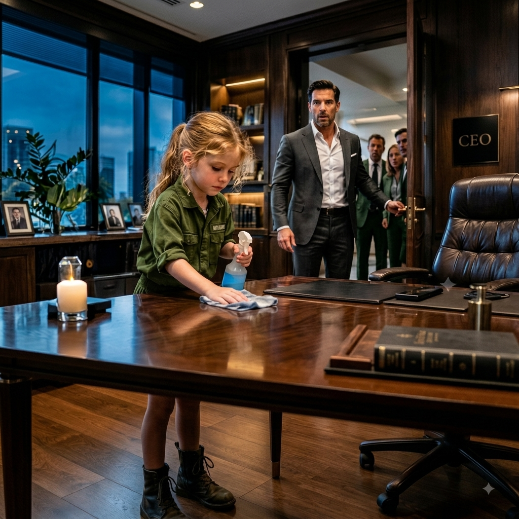 A 6-Year-Old Walked In to Cover Her Sick Mother’s Shift—Prompting the CEO to Freeze a Billion-Dollar Deal and Demand to Know Who Threatened Her