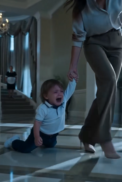 The billionaire wasn't supposed to be home until midnight.  But when Victor Blackwood entered his mansion three hours early, he heard his 14-month-old son screaming from the foyer.