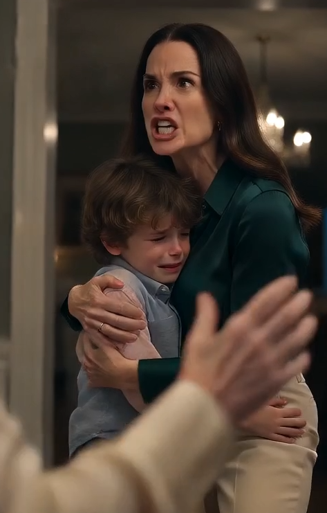 MY MOTHER-IN-LAW KNOCKED MY SEVEN-YEAR-OLD SON TO THE FLOOR OVER A THANKSGIVING SPILL—THEN MY FATHER-IN-LAW STOOD UP AND ENDED HER SMILE WITH ONE SENTENCE.