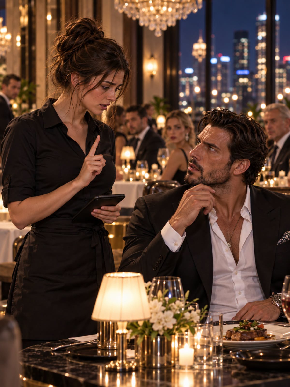No One Could Respond to the Russian Guest—Then the Waitress Answered Without Hesitation. The reservation book at Cello Nero read like a catalog of New York’s most dangerous men. Adrien Moretti’s name appeared at the top every Thursday night, printed in gold ink that seemed less decorative than cautionary.