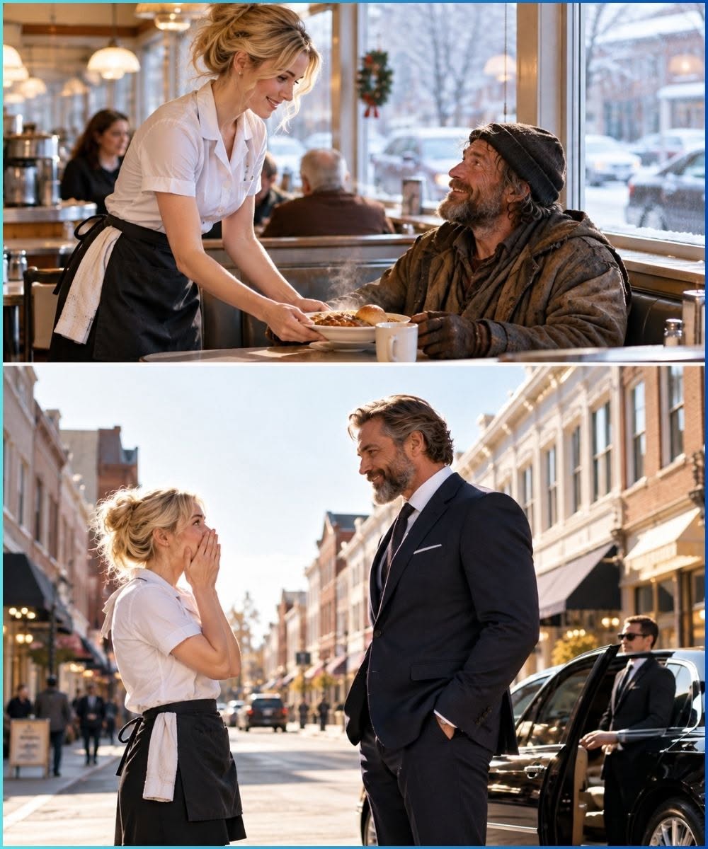 She spent her last $22 feeding a stranger, and by sunrise she learned he could buy the entire block. At 9:47 on a freezing Thursday night, Emily Carter spent the last twenty-two dollars in her wallet on a dinner she would never taste.