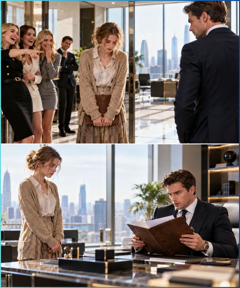 They sent the woman everyone mocked to be rejected by the millionaire, but he went silent when he opened her folder. “Send the ugly one. He’ll reject her anyway.”