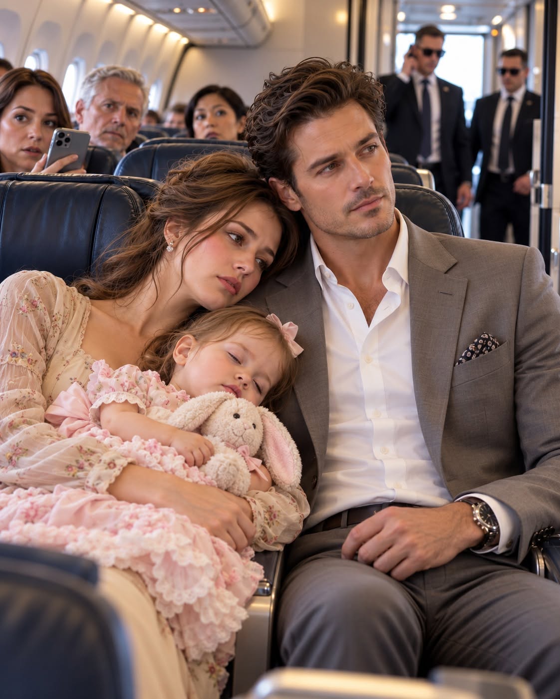 A stranger on my flight asked me to pretend to sleep on his shoulder. Two hours later, I learned he was a billionaire—and his security team told me a man at O’Hare was waiting for me by name.